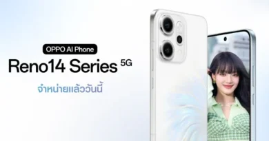 OPPO Reno14 Series 5G สมาร์ตโฟนช่วยยกระดับการถ่ายพอร์ตเทรตด้วย AI 